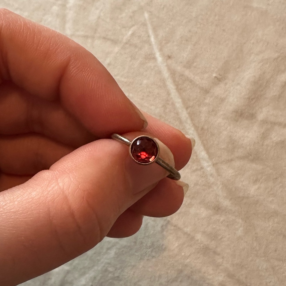 PANDORA BIRTHSTONE RING - Picture 2 of 3